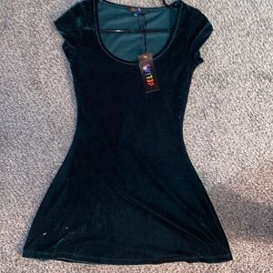 Emerald Green mini dress